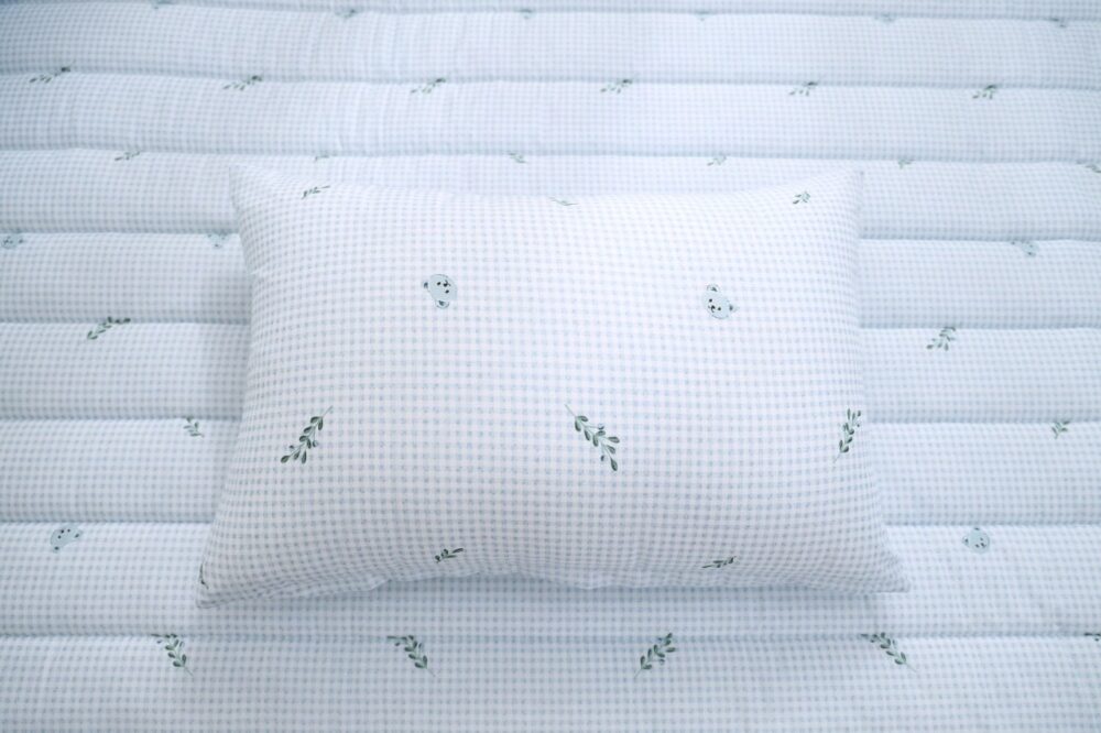 韓國棉被 格子熊熊天絲四季厚被