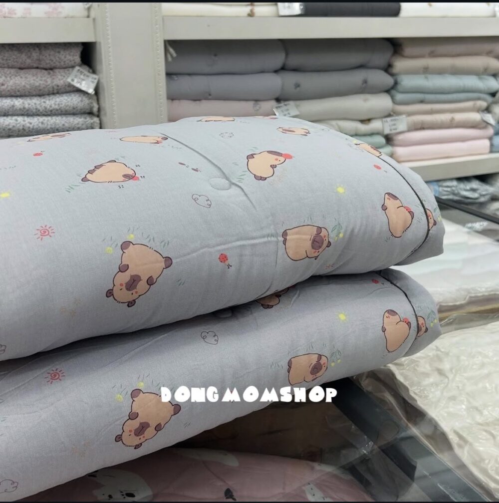 韓國棉被 可愛水豚君天絲四季被