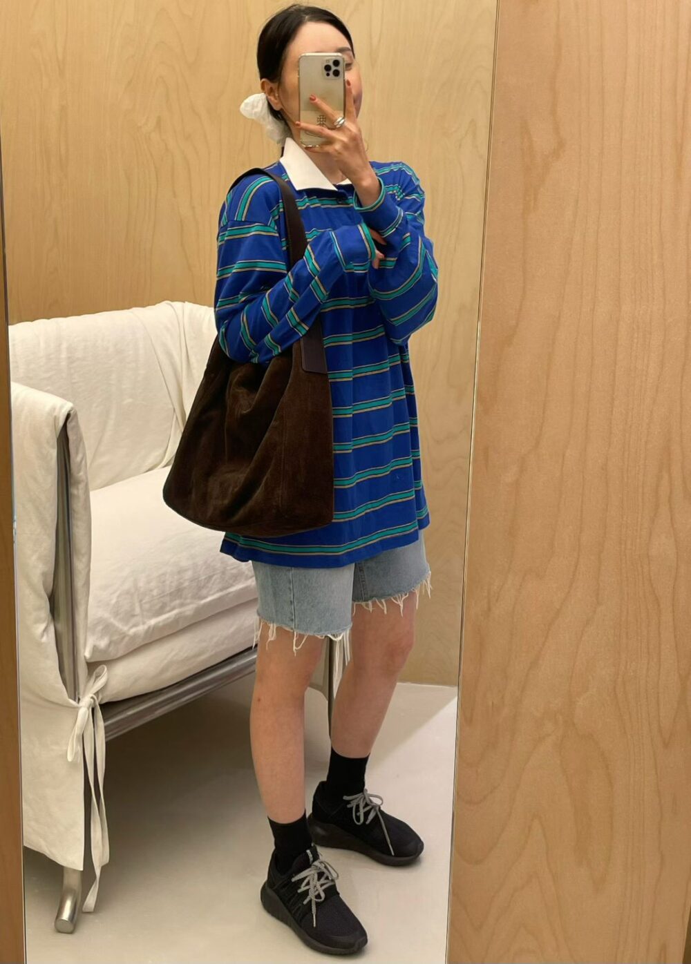 DEARNI 牛皮隨性百搭肩背包