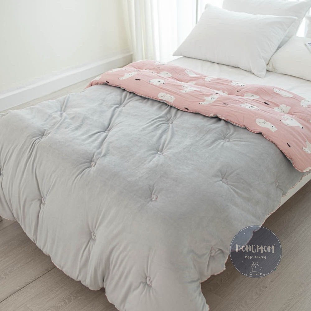 韓國棉被 北極熊絨毛冬被