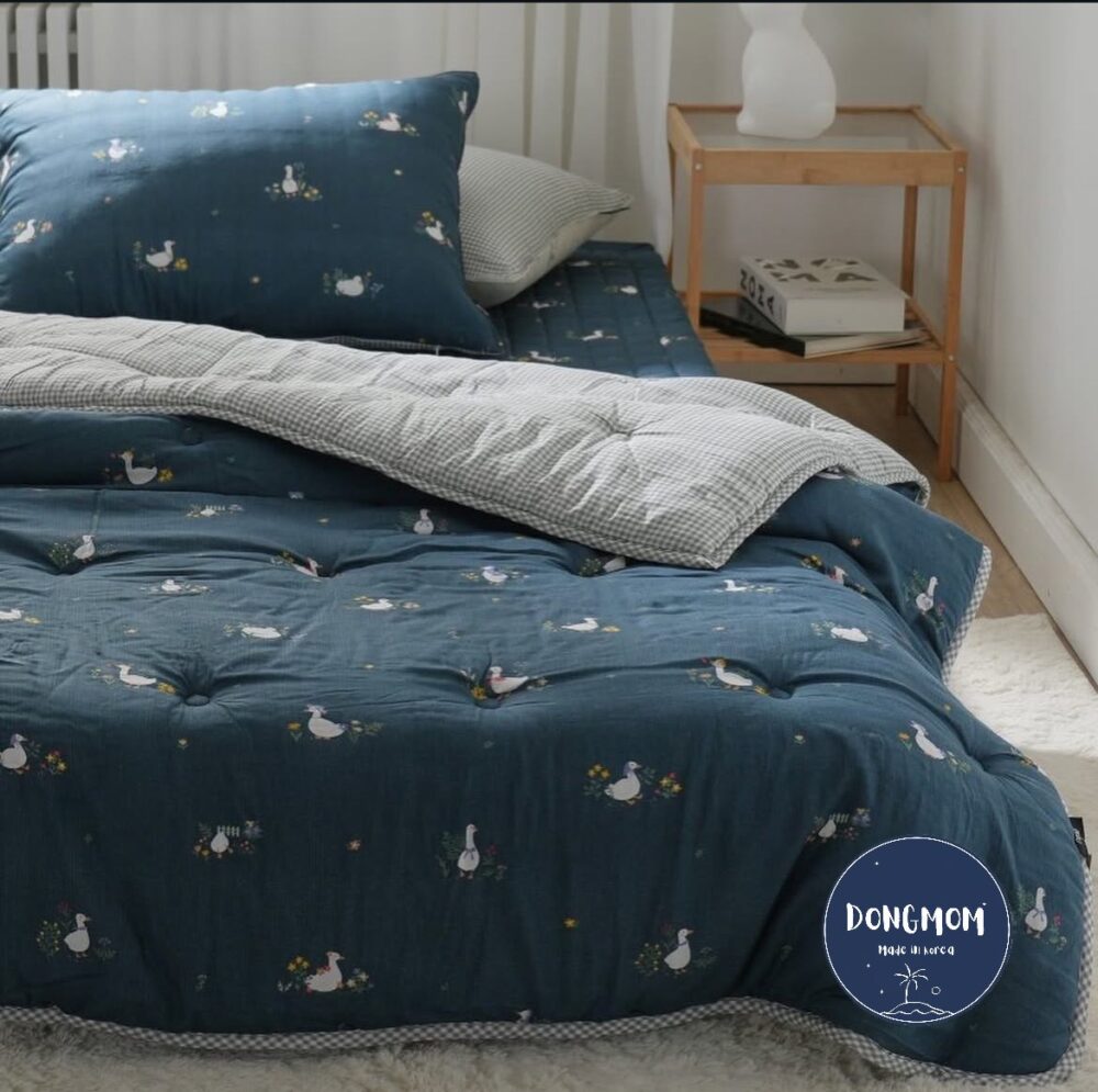 韓國棉被 可愛小白鴨天絲四季棉被(厚)