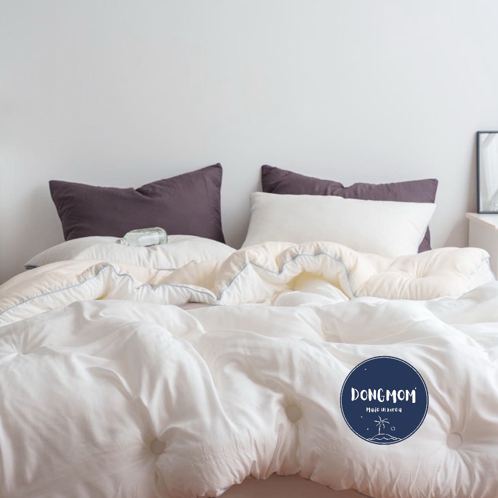 韓國棉被 素面天絲四季厚被