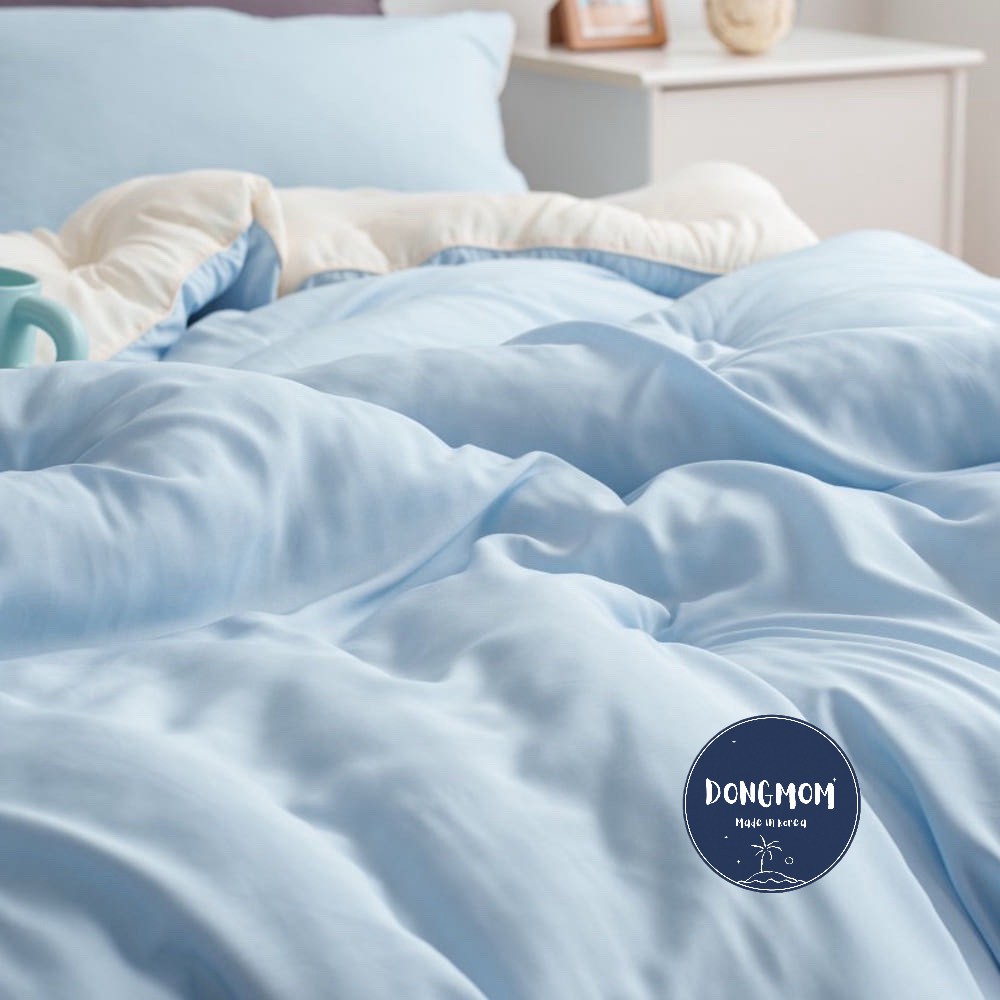 韓國棉被 素面天絲四季厚被