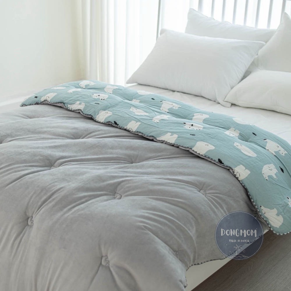 韓國棉被 北極熊絨毛冬被