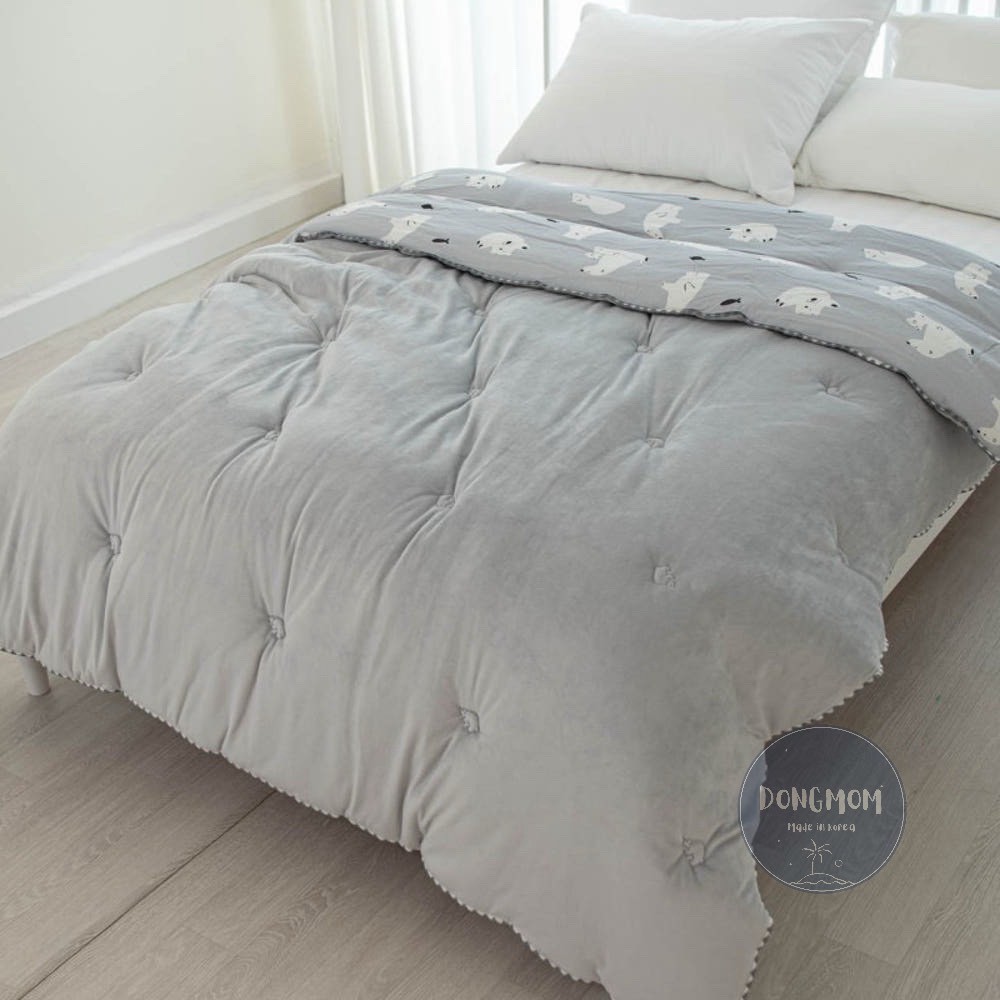 韓國棉被 北極熊絨毛冬被
