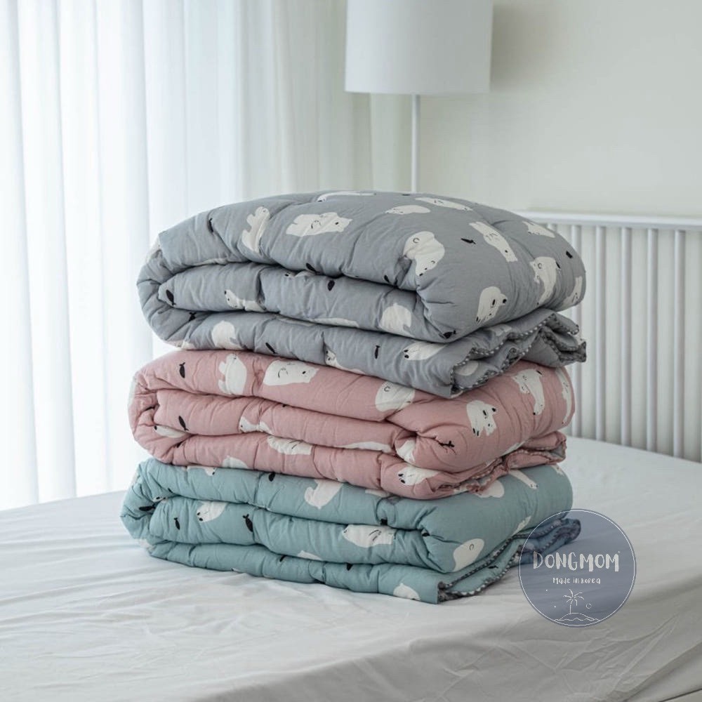 韓國棉被 北極熊絨毛冬被