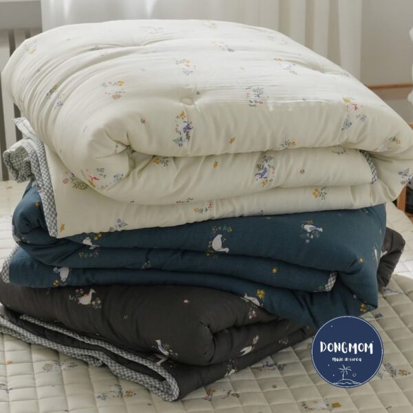 韓國棉被 可愛小白鴨天絲四季棉被(厚)