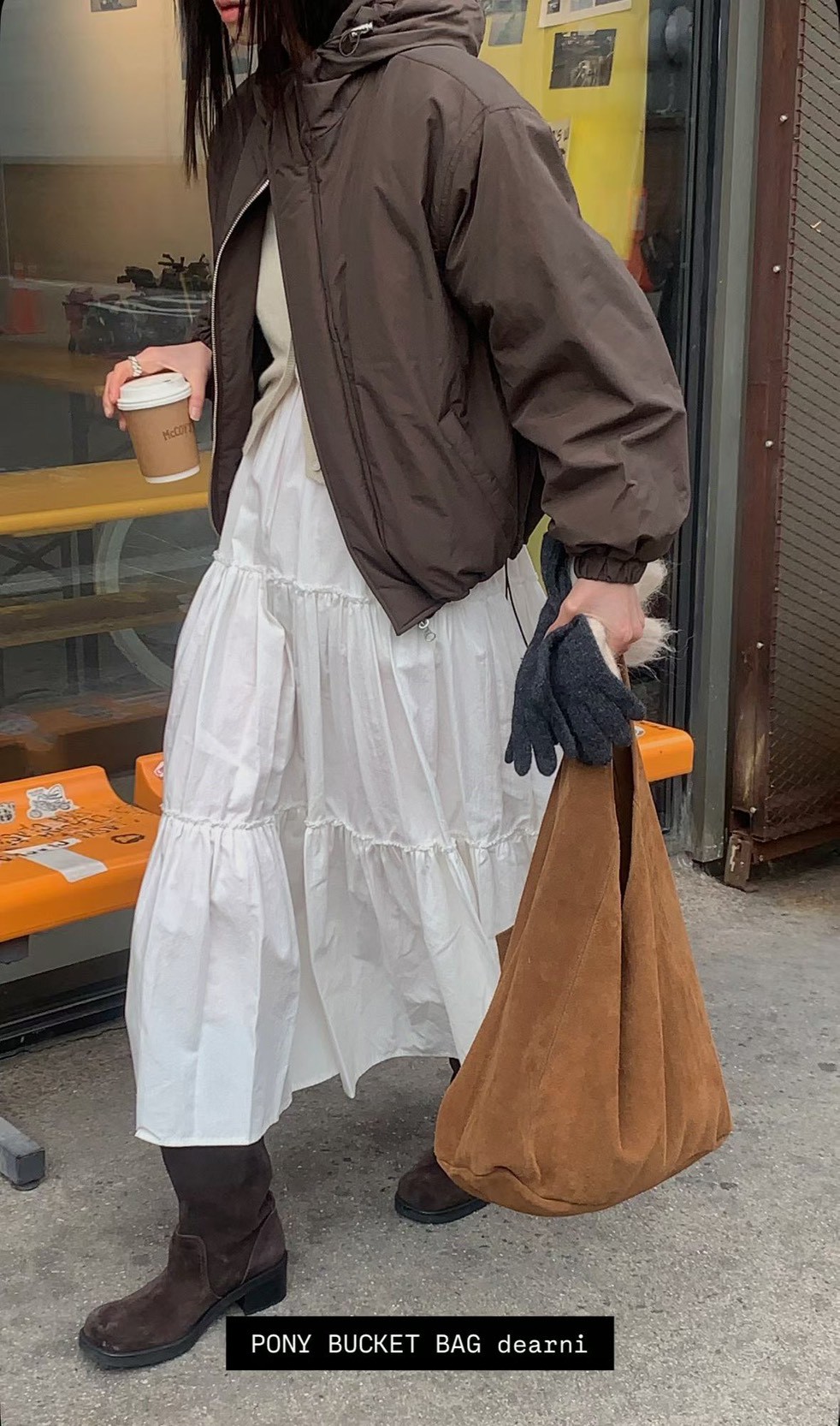 Dearni 牛皮托特包