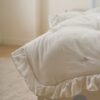 韓國棉被 浪漫荷葉邊蝴蝶結刺繡四季被