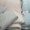 韓國棉被 刺繡葉子素面絨毛棉被/冬被