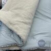 韓國棉被 刺繡葉子素面絨毛棉被/冬被