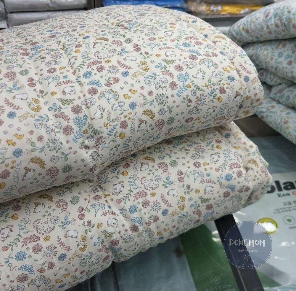 韓國棉被 可愛碎花貓咪四季被