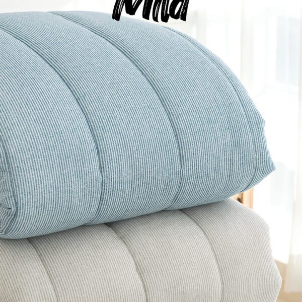 韓國棉被 簡約條紋四季被/四季厚被