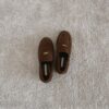 復古金幣扣圓頭樂福鞋