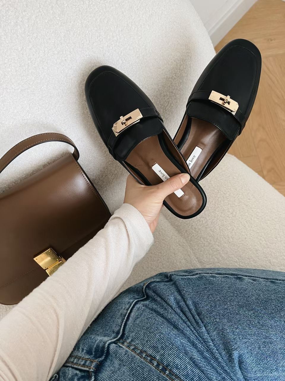 方頭穆勒拖鞋