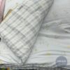 韓國棉被 清新小白花雙面格紋四季被