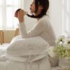韓國寢具 Maatila 浪漫小花綁帶四季棉被