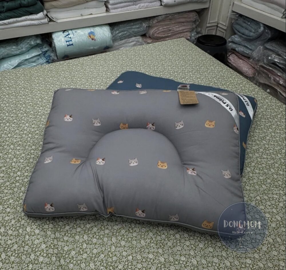 韓國寢具 貓咪頸椎秒睡立體枕頭大人/小孩