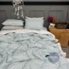 韓國棉被 荷葉邊純棉小碎花四季被