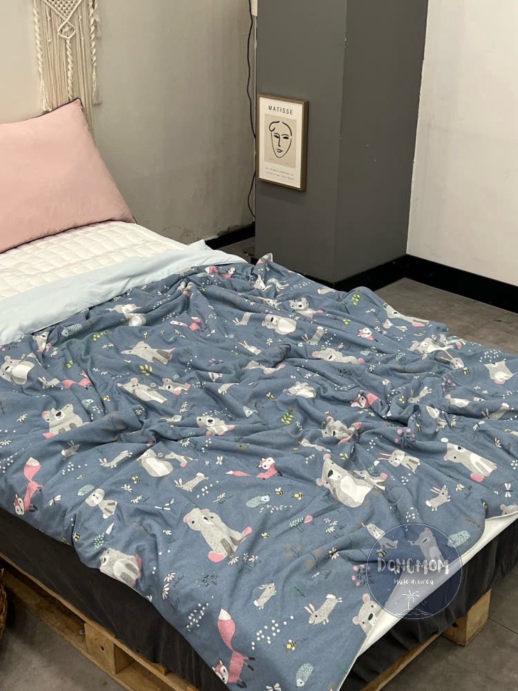 韓國棉被 動物森林好朋友夏季涼被