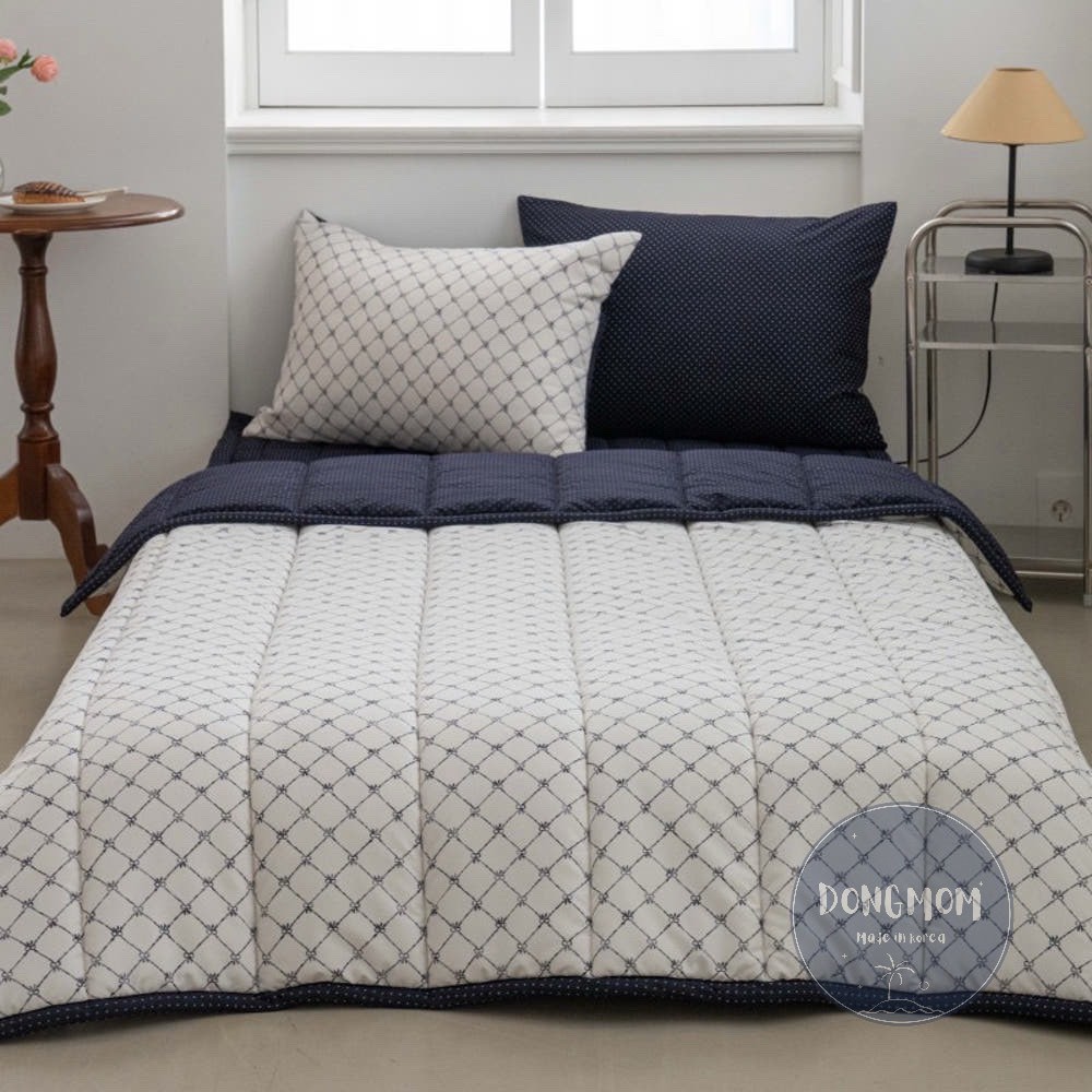 LINE_ALBUM_2026331_260331_55 韓國棉被 蝴蝶結格紋四季被/薄款