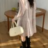 Leonie 簡約設計牛皮手提包(肩背/斜背)