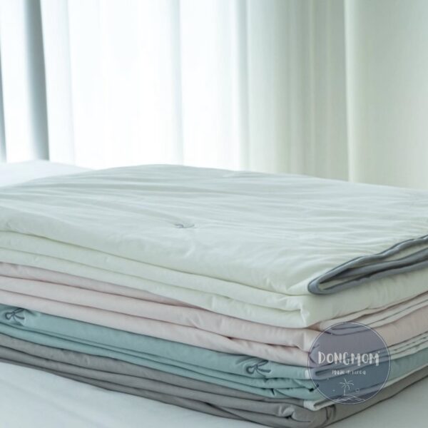 LINE_ALBUM_2026227_260415_33 韓國棉被 蝴蝶結素面夏季涼被