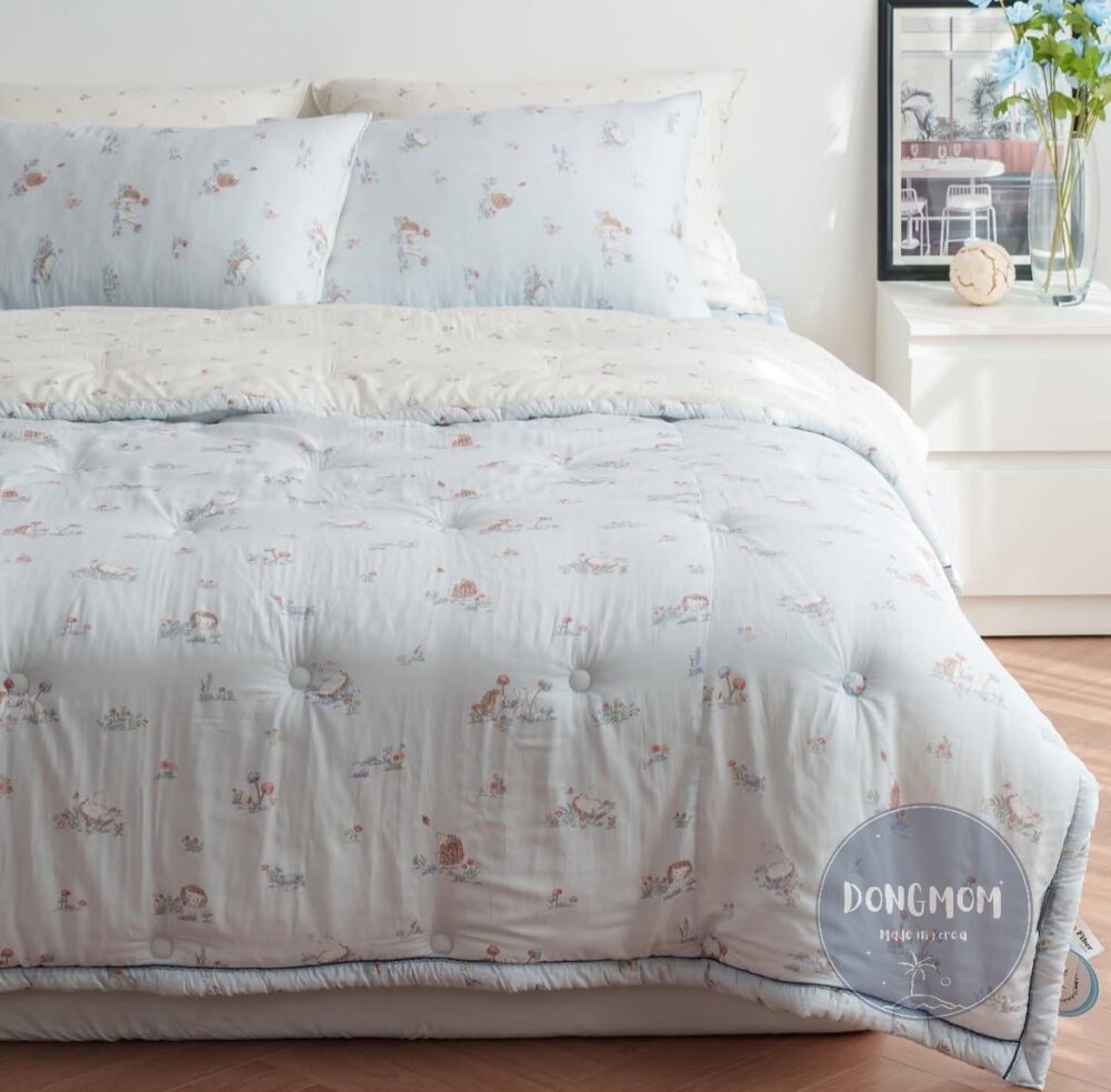 韓國棉被 刺蝟松鼠好朋友四季被