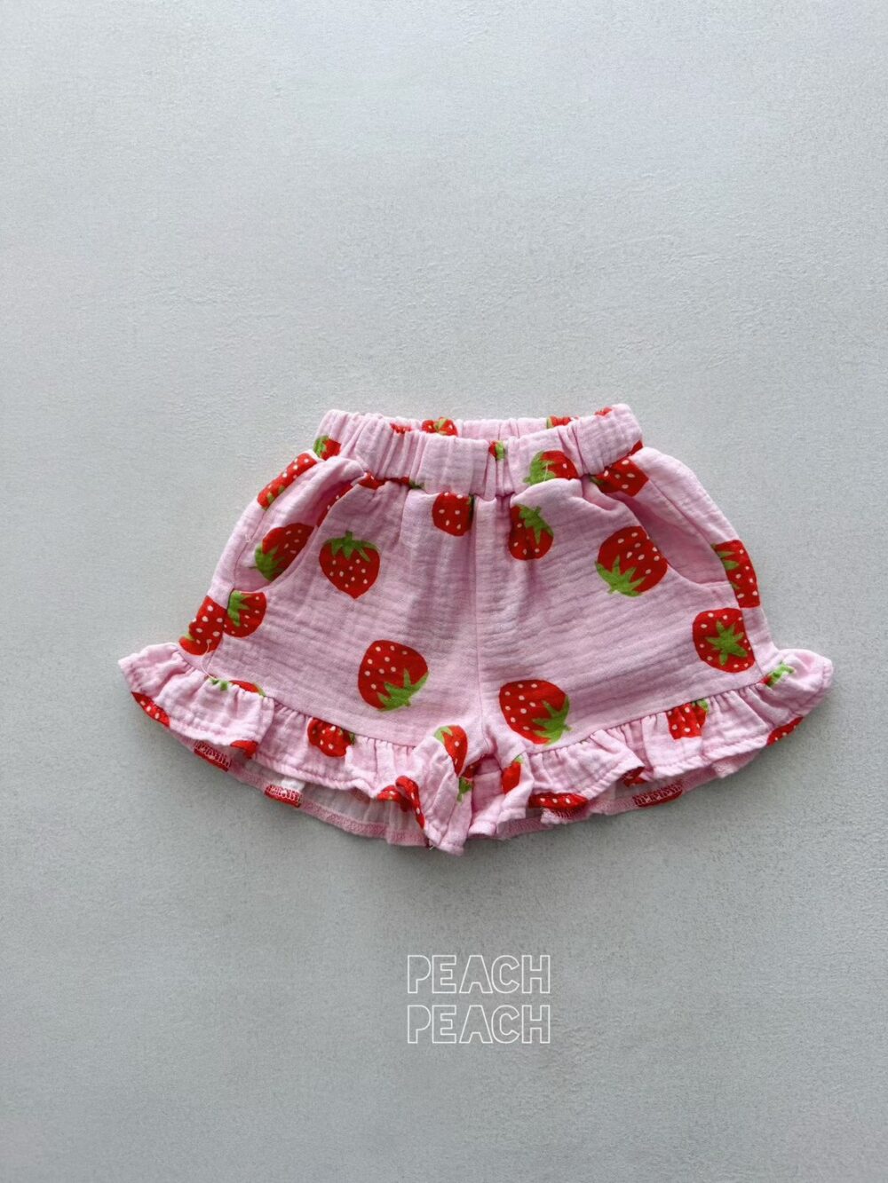 peachpeach 春夏草莓荷葉邊套裝