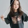 韓國童裝 可愛蒙奇奇親子短T