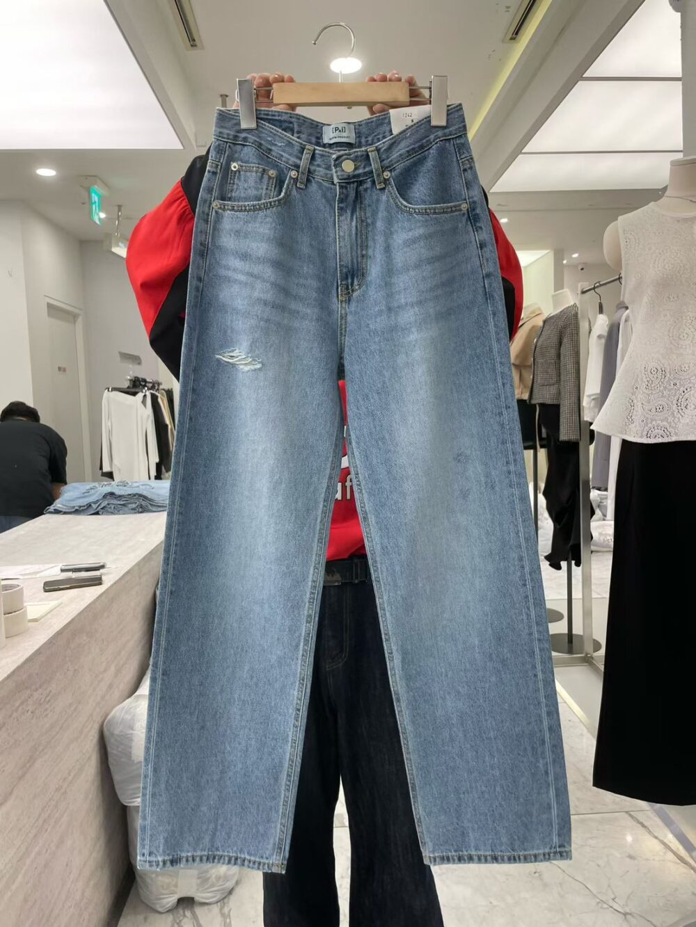 韓國女裝 Pai 牛仔褲 #1242