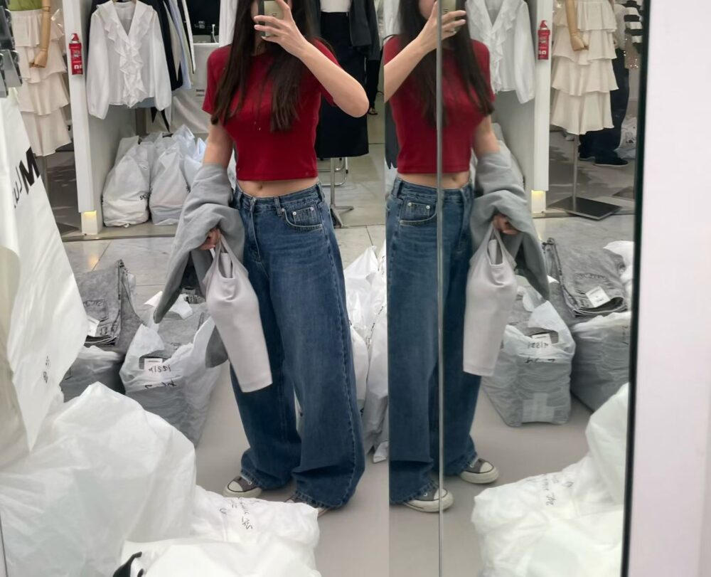 LINE_ALBUM_202646_260409_5 韓國女裝 Pai 牛仔褲 #1225