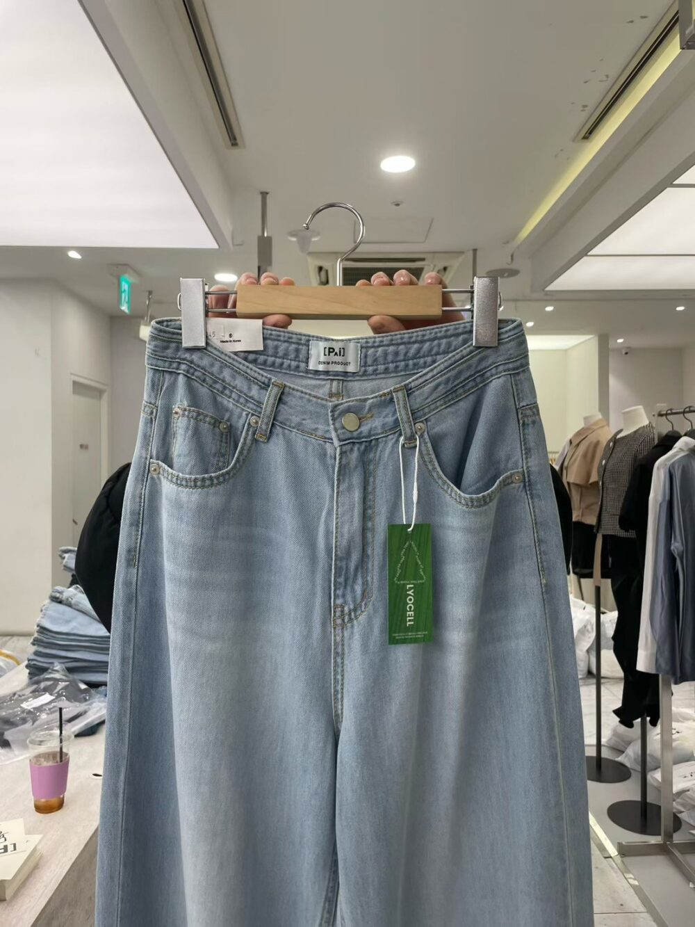 LINE_ALBUM_202646_260414_11 韓國女裝 Pai 萊賽爾天絲牛仔褲 #1245