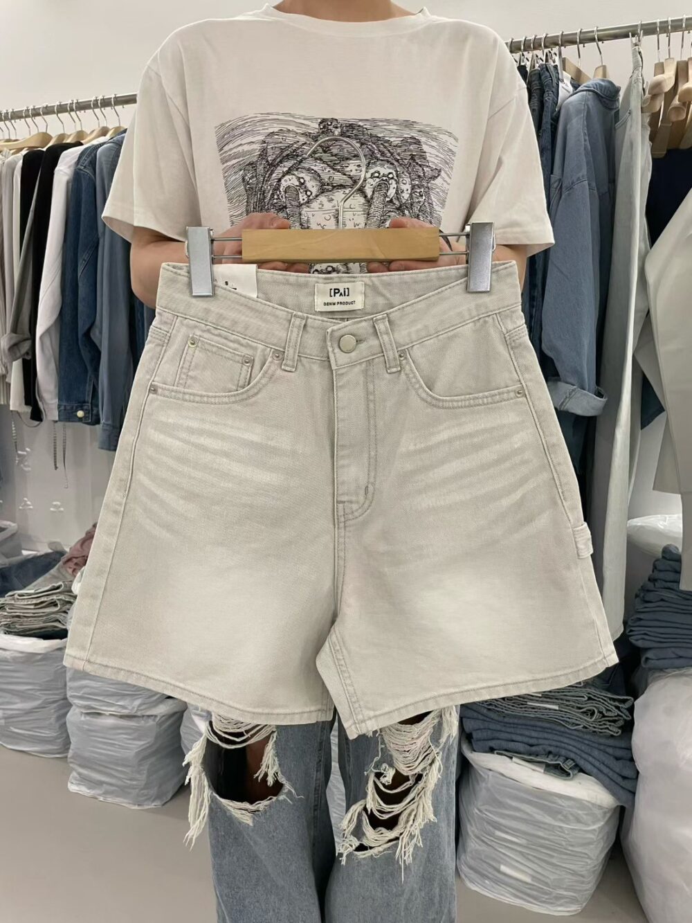 LINE_ALBUM_202646_260422_3 韓國女裝 pai 夏季牛仔短褲 #4020