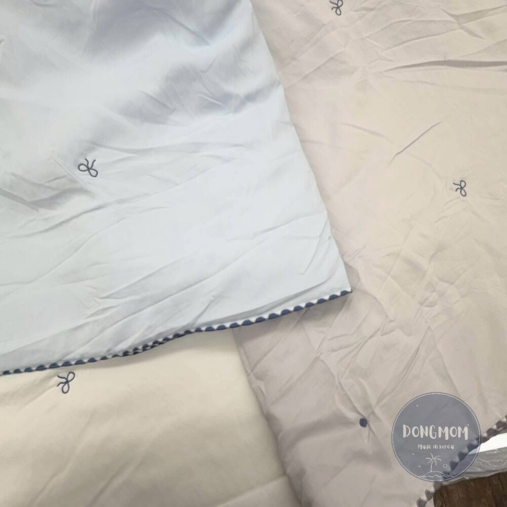 韓國棉被 蝴蝶結刺繡夏季涼被