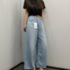 韓國女裝 9分天絲牛仔褲 #1256