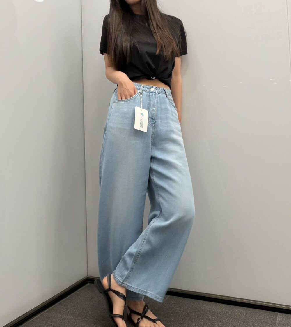 LINE_ALBUM_202646_260528_3 韓國女裝 9分天絲牛仔褲 #1256