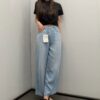 韓國女裝 9分天絲牛仔褲 #1256