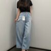 LINE_ALBUM_202646_260528_5 韓國女裝 9分天絲牛仔褲 #1256
