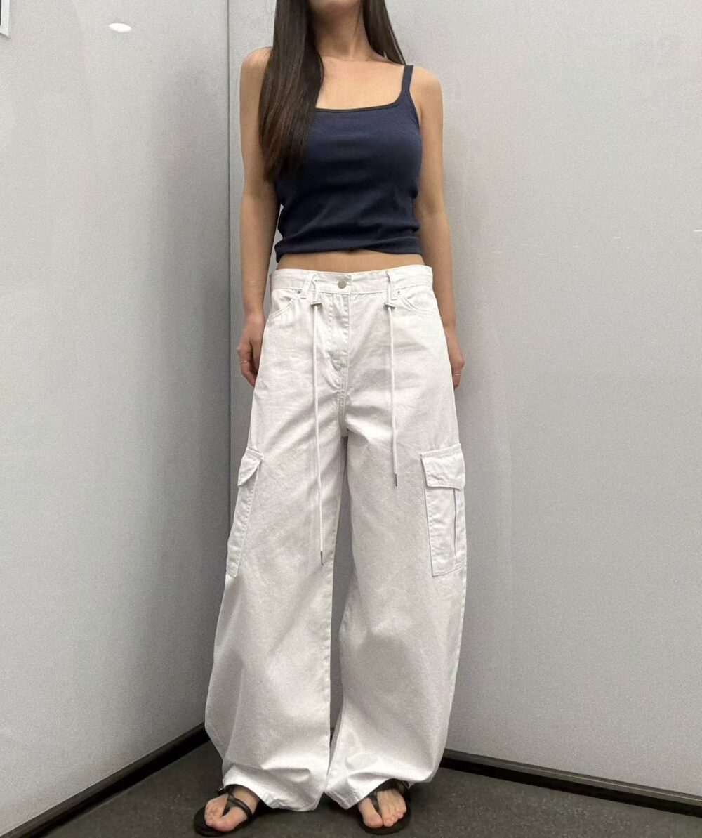 LINE_ALBUM_202646_260531_10 韓國女裝 工裝牛仔寬褲 #1255