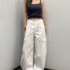 LINE_ALBUM_202646_260531_10 韓國女裝 工裝牛仔寬褲 #1255