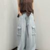 LINE_ALBUM_202646_260531_4 韓國女裝 工裝牛仔寬褲 #1255