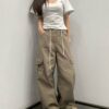 LINE_ALBUM_202646_260531_7 韓國女裝 工裝牛仔寬褲 #1255