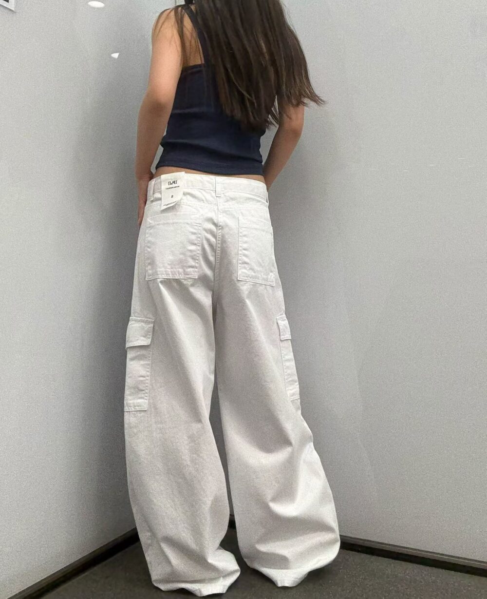 LINE_ALBUM_202646_260531_8 韓國女裝 工裝牛仔寬褲 #1255