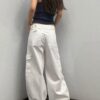 LINE_ALBUM_202646_260531_8 韓國女裝 工裝牛仔寬褲 #1255