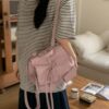 Leonie 蝴蝶結牛皮後背包