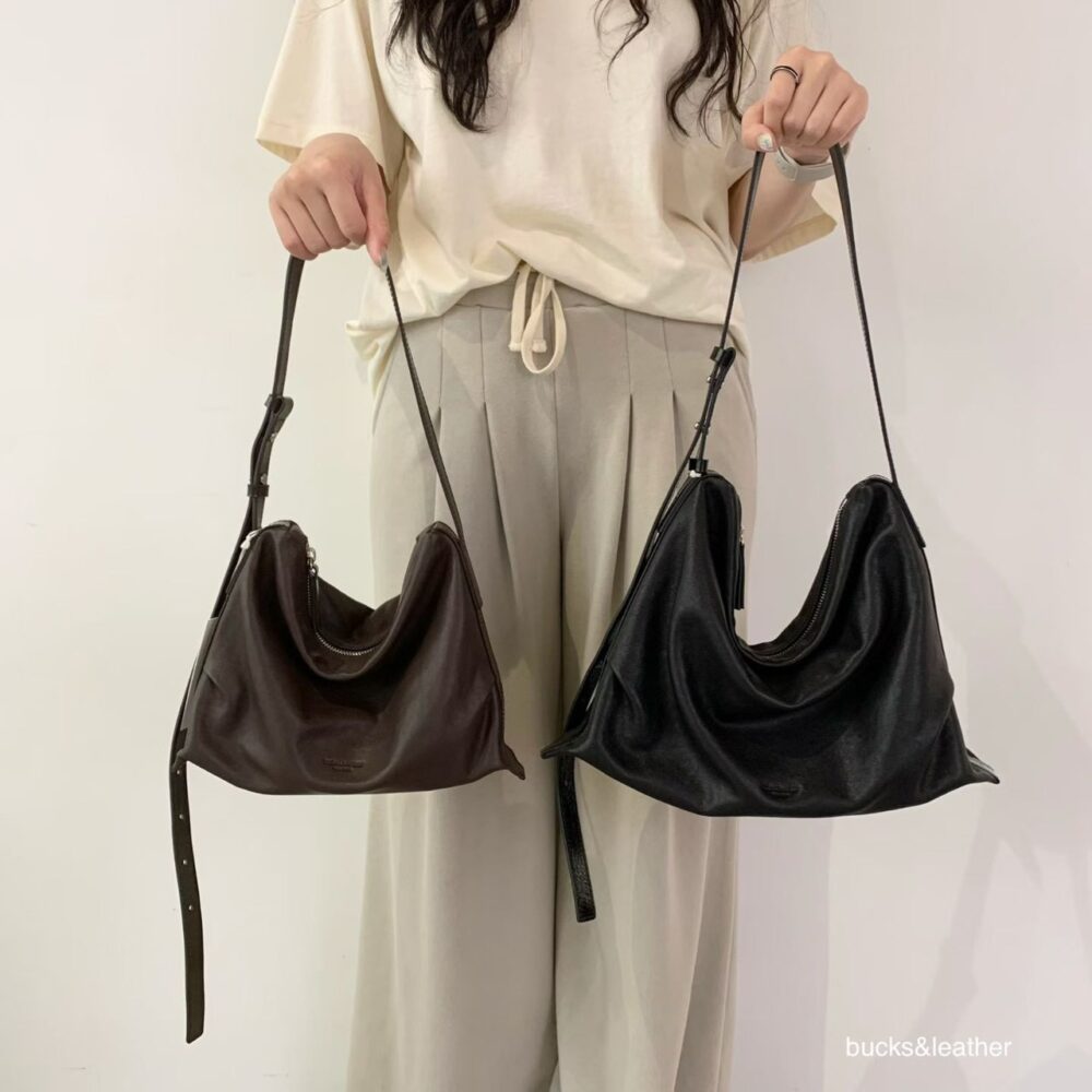 LINE_ALBUM_20251222_260611_25 bucks&leather 經典慵懶單肩包(大款/小款)