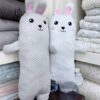 韓國寢具 可愛兔子涼感抱枕