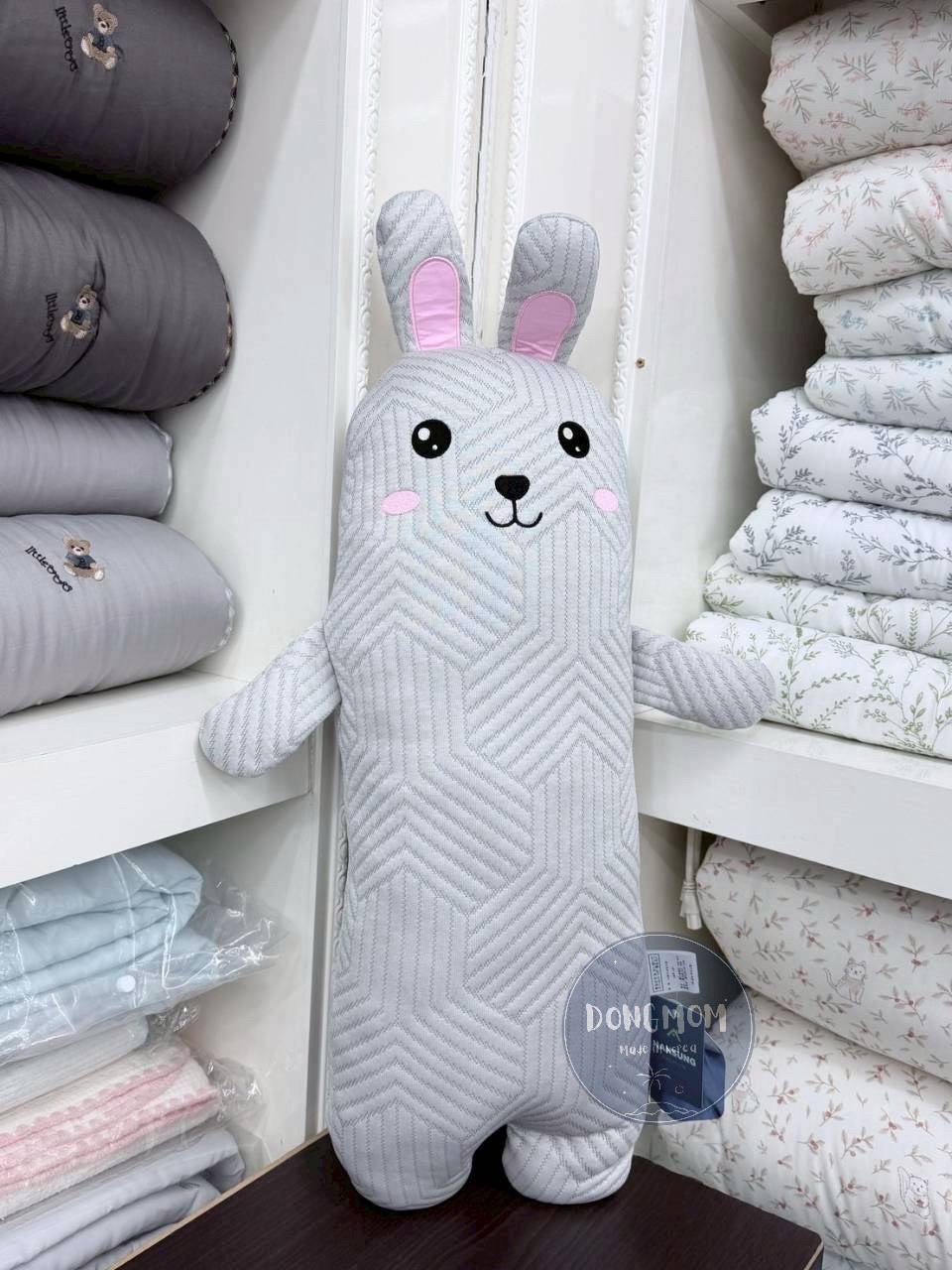 韓國寢具 可愛兔子涼感抱枕