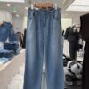 LINE_ALBUM_202646_260601_15 韓國女裝 中腰綁帶直筒牛仔褲 #1257